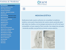 Tablet Screenshot of estetica-salud.com.ar